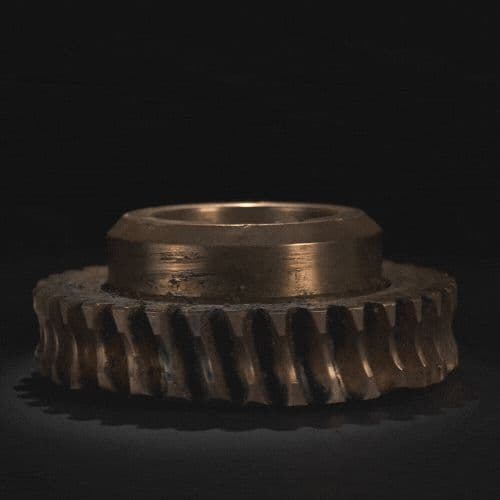 Recovered bronze gear