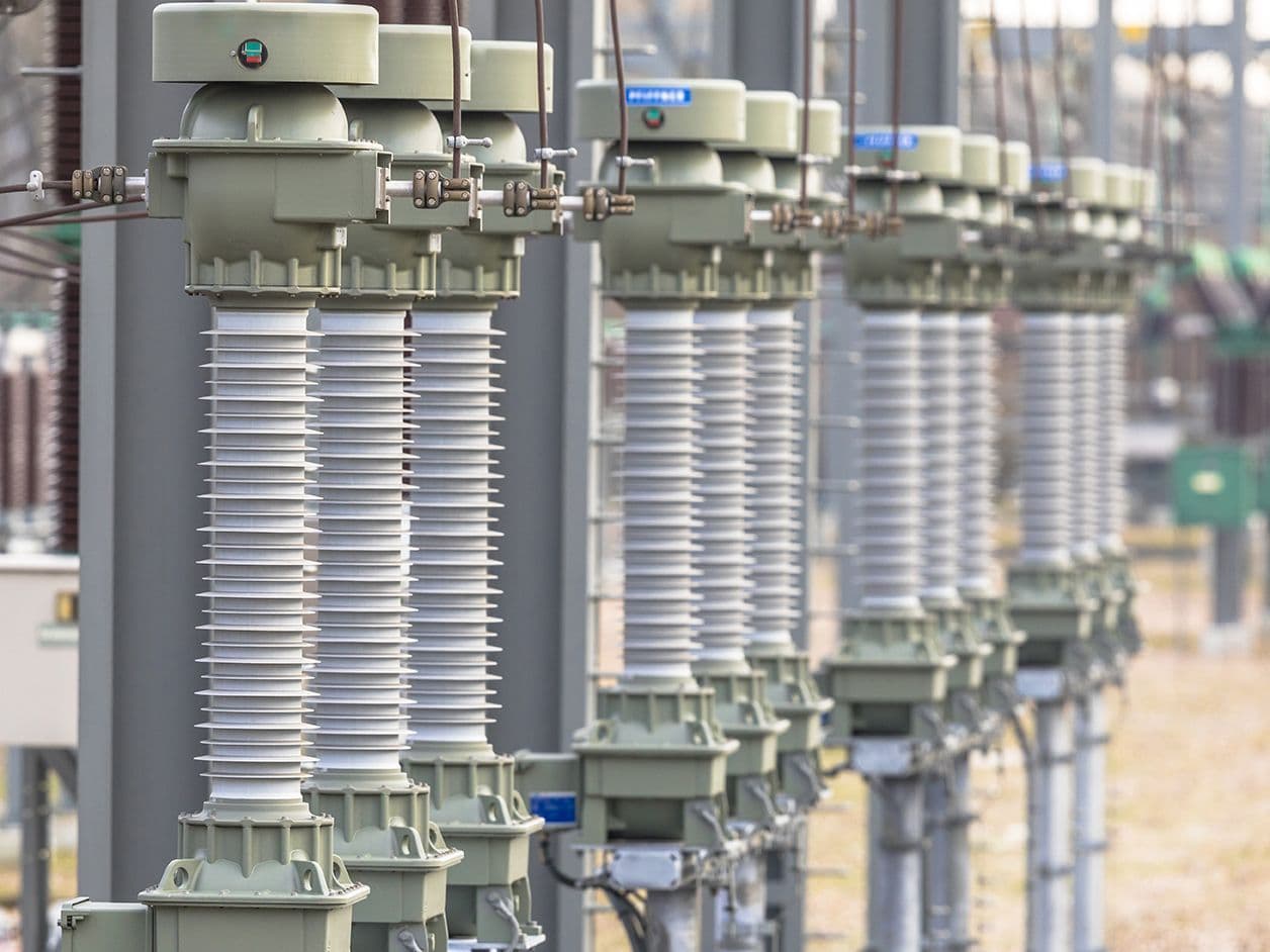 Transformadors d’una subestació elèctrica